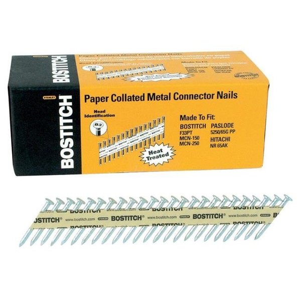 Bostitch Stanley Bostitch PT-MC13115G-1M 1.5 in. x 0.13 dia Paper Tape Collated Galvanized Metal Connector Nails 2190056